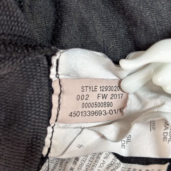 Under Armour Featherweight Slouchy Hoodie Women's Medium Gray Funnel Neck Pocket - Picture 9 of 9